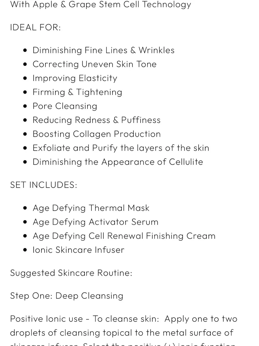 Predire Paris non-surgical solution set